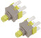 eMagTech 2pcs 16A 250V AC Interruptor De Lavavajillas Botón Encendido Apagado Compatible Con Fagor Compatible Con Edesa Compatible Con Teka AS0001782 81782445
