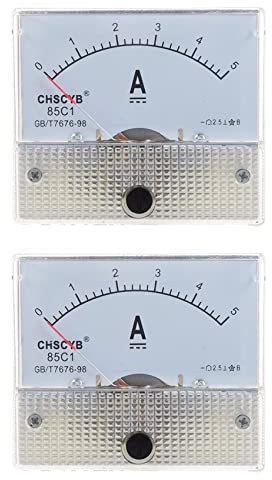 Oikabio 2X 85C1-A Analogico Corrente Pannello Meter DC 5A Amperometro