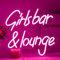 Horseneon Girls Bar Lounge Neonlichtschild Rosa Neonschild Buchstabe Personalisierte Neonschilder Dimmbares LED-Neonlicht USB Neonlichter für Schlafzimmer Bar Geschenke für Mädchen