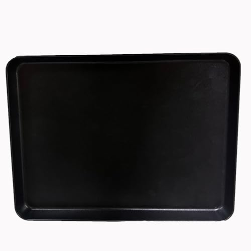 TEAMFAR Backblech, Rechteckig Groß Karbonstahl Ofenblech Kuchenblech mit Antihaftbeschichtung, 40,5 x 30,5 x 2,5 cm Fettpfanne für Backen Kochen Servieren, Gesund & Robust, Leicht zu Reinigen