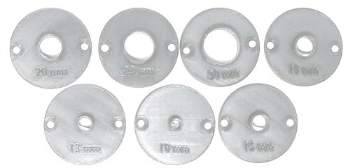 Set of 7 White Guide Bush for Trend Routers D26204 D26203 DCW604 DW615 DW614 3D Printed