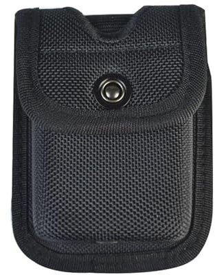 EMT Glove Pouch Pager Pouch Nylon Latex Glove Pouch for Duty Belt,Pager/Glove Holder for Protective Most Compact pagers or Latex Gloves, First aid Item (Nylon Black)(Nylon Black)