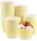 RYAN 50 Pièces Coupe de Glace Gobelet Carton 240 ml Gobelets en Papier Pour Les Glaces Bonbons Desserts Coupes Glacées Desserts au Yaourt Glacé