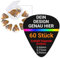 Personalisierte Foto Gitarren Plektren(60 Stück - Einseitiger Druck), Guitar Picks Selbst Gestalten, Druck Eigenes Logo/Bild/Wörter, Bass E-Gitarre Ukulele Plektrum, Mit lagerung box,0.46/0.71/0.96mm