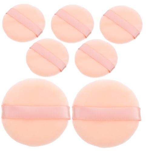 PACKOVE Make Up Schwämmchen Doppelseitig 7 Stück Puderquaste Hautfreundlich für Foundation Puder Concealer Waschbar Weich für Mädchen Babys