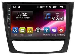 Auto Doppel Din Auto-Navigation für Mercedes-Benz E-Class W211 W219 W463 mit Bluetooth Fm Radio, Mirror Link, USB, Aux, WiFi mit Bluetooth Mirror Link Am Radio, 4 Kern 1G+16G