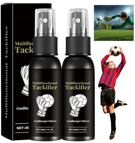 2PCS Goalkeeper Glove Glue & Grip Companion | Non-Sticky Anti-Slip Hand Grip Spray for Football Gloves | Enhanced Grip Spray for Soccer, Baseball, Rugby & More, Efficient and Safe