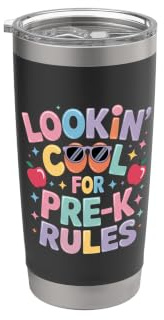 Sieht cool aus für Pre-K Back to School Doppelwandiger Edelstahl-Thermobecher