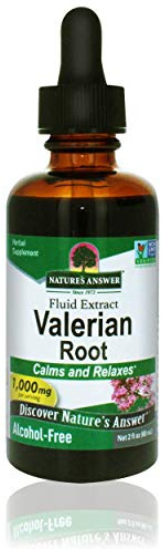 Nature's Answer Valerian Root 2 Ounce Extract - Alcohol-Free, Gluten Free, Kosher, Non-GMO, Made in USA - Calming & Relaxation Support - Valerian Root for Sleep, Rest Aid