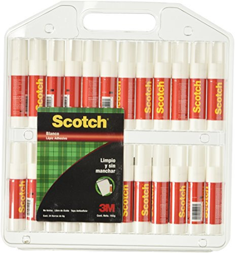 3M Scotch Permanent Klebestift, 8 g, 24er Einzelhandels-Packung