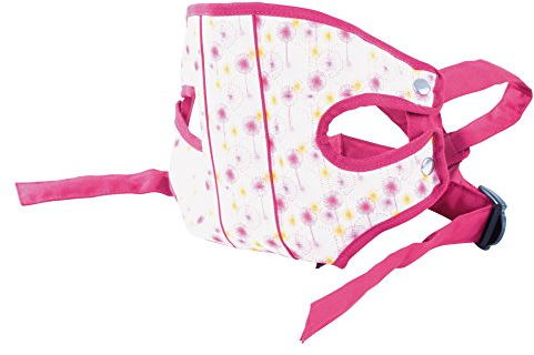 Götz 3402314 Puppen Bauchtrage Happy Flower am Herzen - Transporttrage für Babypuppen von 30-48 cm - geeignet für Kinder ab 3 Jahren