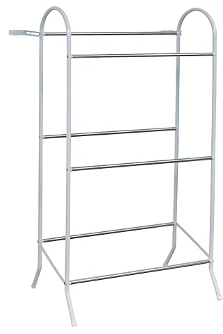 SCHULTE Regalwelt Getränkekistenregal für bis zu 6 Kisten, 118x61x41 cm (HxBxT), Traglast pro Ebene ca. 40 Kg, weiß, Getränkeregal, Bierkistenregal, Flaschenkastenständer, Wasserkistenregal
