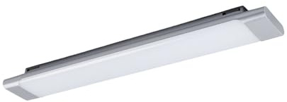 Arcchio LED Deckenleuchte Vinca (Modern) in Alu (1 flammig,) - Lampe Deckenlampe Arbeitszimmerleuchte