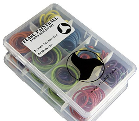 Flasc Paintball Planet Eclipse Geo-Oring-Set mit 5 x Rebuilds, farbcodiert