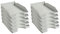 Exacompta - 12306D - juego de 10 bandejas carpetas de fundas ECOTRAY - dimensiones 34,5x25,5x6,5 cm - para documentos en formato A4+ - color gris - certificado Blue Angel