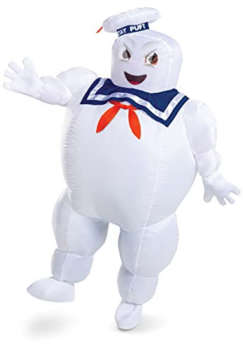Disguise Official Premium Staypuft Marshmallow Afterlife Movie Ghostbusters Costume Adult, Inflatable Costumes For Adults One Size