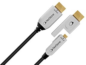 Norstone Jura HDMI-Optic - Câble HDMI avec Fibre Optique de 15 m