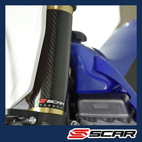 SCAR Protection Fourche Supérieure Carbone Compatible avec SHERCO SER SEFR 125 250 300 350 450 500