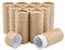 WANDIC 10 Dosen aus Kraftpapier, naturfarben, für losen Tee, Kaffee, kleine Ornamente oder Bastelarbeiten
