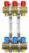 Messing Heizkreisverteiler 2-12 fach Handbuch Verteiler Heizkreise Heizung (3 Heizkreise)