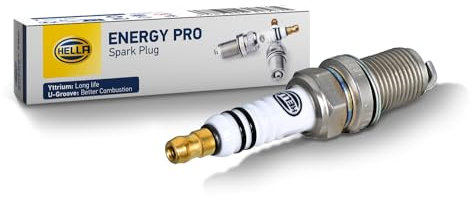 HELLA 8EH 188 704-051 Zündkerze - Energy Pro YM7RCP-8U - SW: 16 - Gewindelänge: 19mm - E.A.: 0.8mm