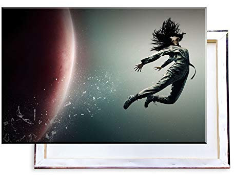 Unified Distribution The Expanse - 100x70 cm Kunstdruck auf Leinwand • erstklassige Druckqualität • Dekoration • Wandbild