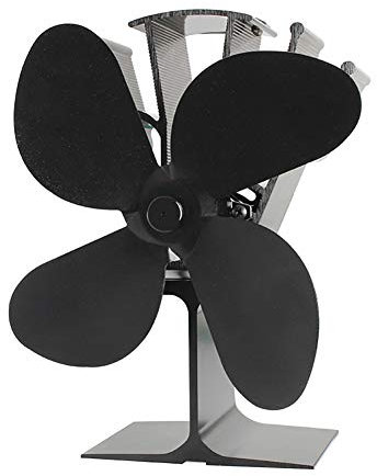 LEDGOO Powerless Fan-Fireplace Fan-Fan für Holzöfen-Herd Fan für optimale Luftverteilung
