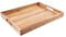 ZESPROKA - Bandeja rectangular de madera con asas