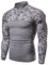 MakingDa Herren Taktisches Langarmshirt Militär Stil Combat Shirt mit Taschen Airsoft Top Outdoor Kleidung für Jagd Camping WandernGrau Camo DigitalXXL