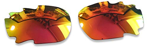 Polarlens Verres polarisés de remplacement pour Oakley Jawbone/Racing Jacket – Compatibles avec les lunettes de soleil Oakley Jawbone/Racing Jacket (rouge)