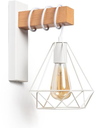 LEDKIA LIGHTING Wandleuchte Sardo Weiß E27