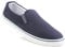 DEK Mens Slip On Canvas Flat Boat Yachting Deck Plimsoll Espadrilles Casual Pumps Trainers Shoes (Navy, Numeric_7)
