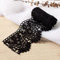 3 Yard 10cm Breite Milchseide Vintage Spitzenborte Spitzenband Spitzenbordüre Stickerei Dekoband Zierband Spitze Blumenband Borte für Nähen Handwerk Dessous Hochzeitskleid Hochzeit Haus Deko,Schwarz