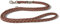 Wolters Führleine Everest reflektierend, Größe:300 cm x 9 mm, Farbe:Tabac/Sand