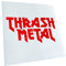 - Autoaufkleber - Thrash Metal Hardcore Heavy Death Aufkleber für Auto, Laptop, Fahrrad, LKW, Motorrad mehrfarbig JDM Decal Racing