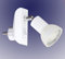 Trango 11-046 LED Steckerlicht *CALI* in Weiß matt mit Glasschirm Steckerleuchte inkl. 1x GU10 LED Leuchtmittel 3000K warmweiß & Kippschalter Leselampe, Küchenlampe, Steckdosenlampe, Wandlampe