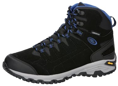 Brütting Herren Outdoorschuh Outdoorstiefel Mount Shasta High, schwarz/blau, 39 EU