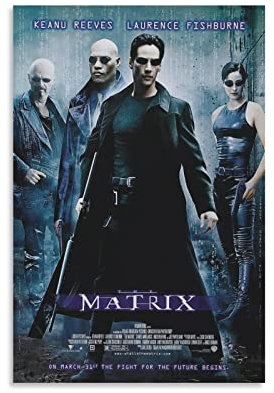 Matrix-Poster, dekoratives Gemälde, Leinwand, Wandposter und Kunstbild, modernes Familien-Schlafzimmer, Deko-Poster, 20 x 30 cm, Matrix-Poster, Matrix-Poster, Leinwand, Kunst, Poster, Bild