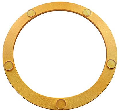 Plattenspieler-Lager, robuster Stahl, 12 Zoll, 24 Zoll – Lazy Susan Hardware Plattenspieler, große Drehbasis, drehbarer Ring, geräuschlos, runder Tisch, drehbar, glatte Plattenständerbasis/768 (Farbe: