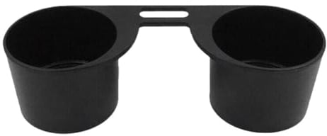 MLEHN Auto Cup Einsatz Wasser für VW Transporter T5 Zubehör T5.1 2003-2015, Schwarz, Kunststoff, Bechereinsatz