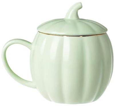 Tazza in ceramica con zucca, tazza in ceramica a forma di zucca, tazze da caffè alla zucca, tazze da caffè in ceramica Tazza da tè autunnale, tazza in ceramica di Halloween per bambini e adulti