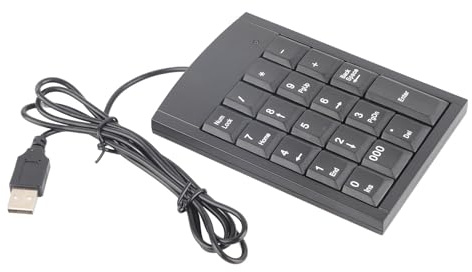 NumbPortable -USB-Zifferntastatur, Zahlentastatur für Laptoper, Pad-Tastatur, Ziffernblock, 14 X 9 X 2, Tragbare -USB-Zifferntastatur, Zahlentastatur für Laptop