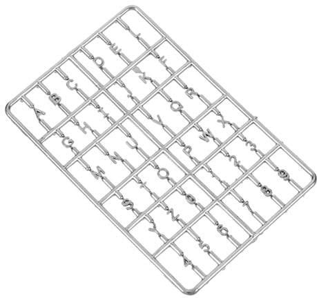WOONEKY Miniature Door Number Stickers for Dollhouse Door Plaques Personalised