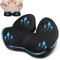 Feelhap Ergonomisches Sitzkissen für Bürostuhl, Sitzkissen Orthopädisch Druckentlastung für Hüfte, Steißbein, Coccyx, Ischias, Memory Foam Sitzkissenpolster für Schreibtischstuhl, Rollstuhl, Autositz