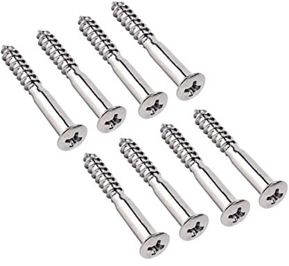 VINTORKY Gitarrenhalsplattenschrauben 16 Stück Für Bassgitarre -befestigungsschrauben Zur Reparatur