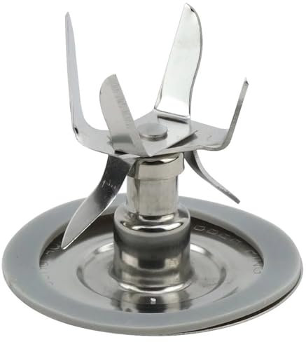 MEXWLOP Cuchilla for licuadora trituradora de Hielo de 6 Cuchillas, for Oster, for licuadoras Osterizer con Anillo de Sellado Cuchilla de Repuesto para licuadora
