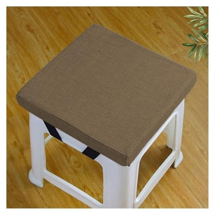 Hocker-Kissen 25x25/30x30/40x40 cm – Quadratische Sitzauflage für innen & außen | Bequemes Stuhlkissen mit strapazierfähigem Bezug(A9,30x30x3cm)