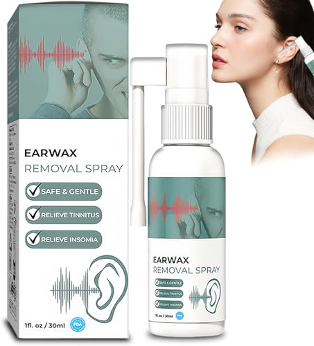 Hearing Restoration Spray – 30ml Earwax Cleaning & Hearing Restoration Spray for Ringing Ears. Soothe & Refresh with This Gentle, Effective Tinnitus Solution for Ear Care