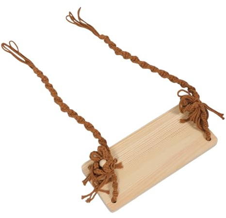 Chair Photography Prop Wooden for Newborn Swing Infant Photoshoots | Cotton Rope Finish, Rounded Edges and Secure Build, Portable Setup with Easy Assembly for Studio Use