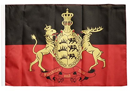 Flaggenfritze® Flagge Deutschland Württemberg 2-30 x 45 cm